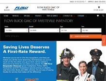 Tablet Screenshot of flowfayettevillebuickgmc.com